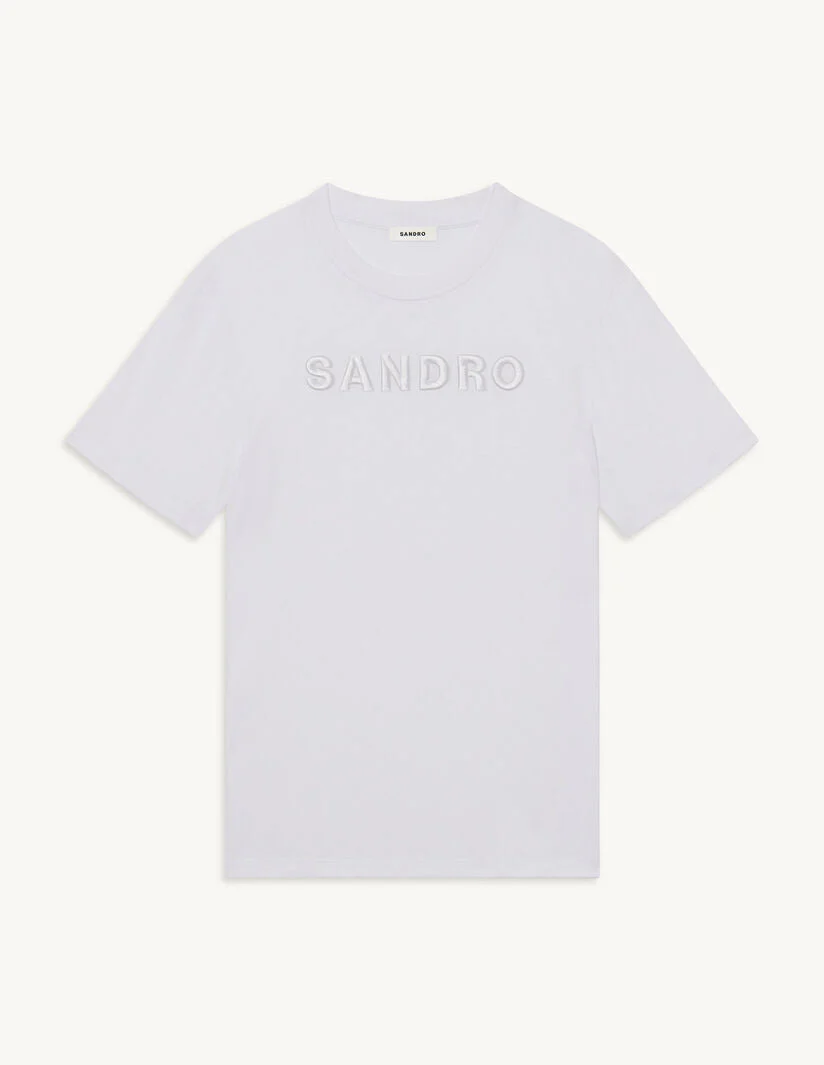 Camiseta Sandro Bis Blanco - Imagen 6