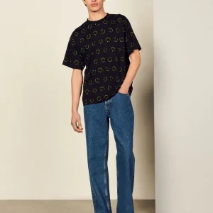 Camiseta Smiley Negro