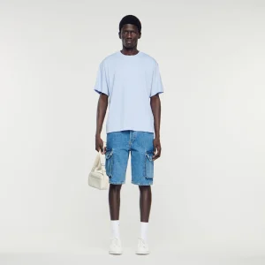 Camiseta con logotipo de goma