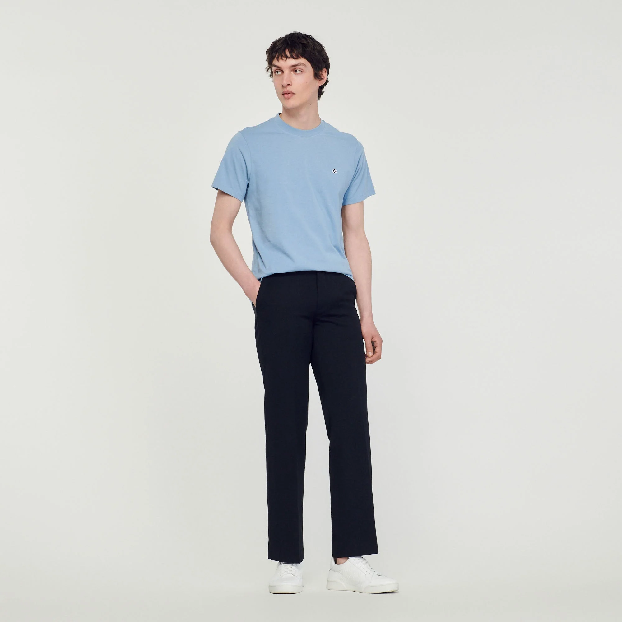 Camiseta con parche Square Cross