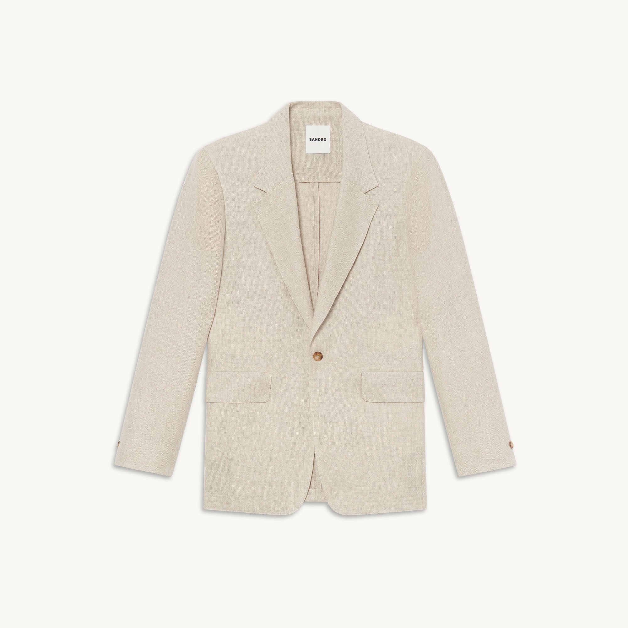 Saco Coordinado Mode Linen Beige - Imagen 6