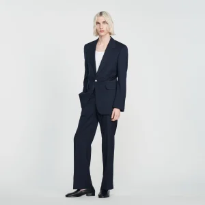 Chaqueta de traje de lana