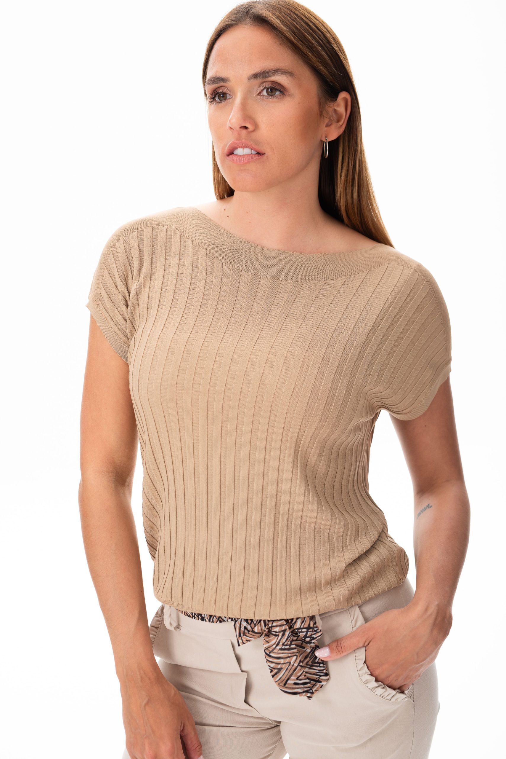 Remera Bela Beige