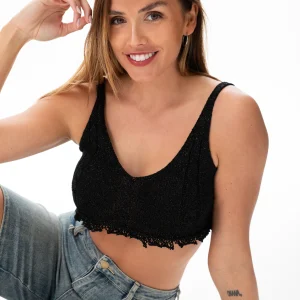 Top Crop Negro