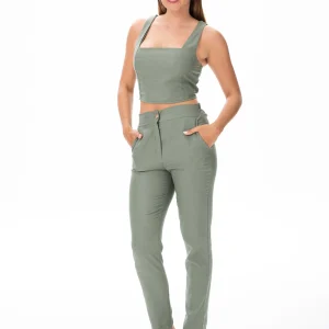 Pantalón Nobre Verde Musgo