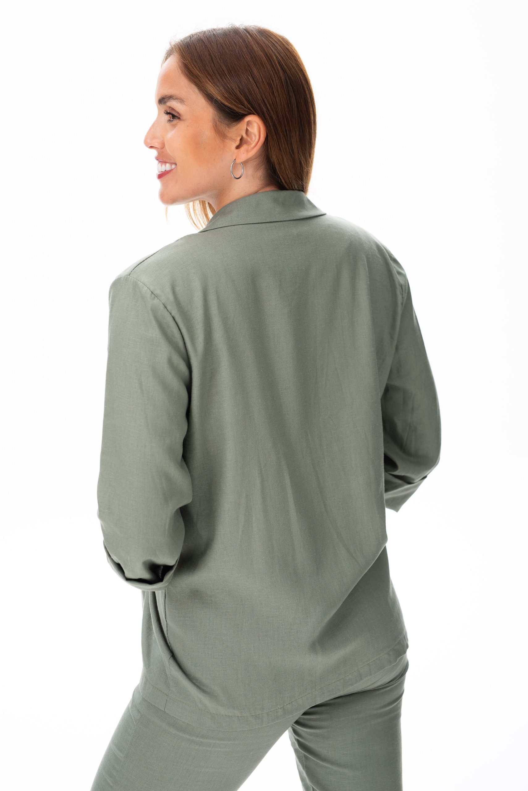 Blazer Nobre Verde Musgo - Imagen 3