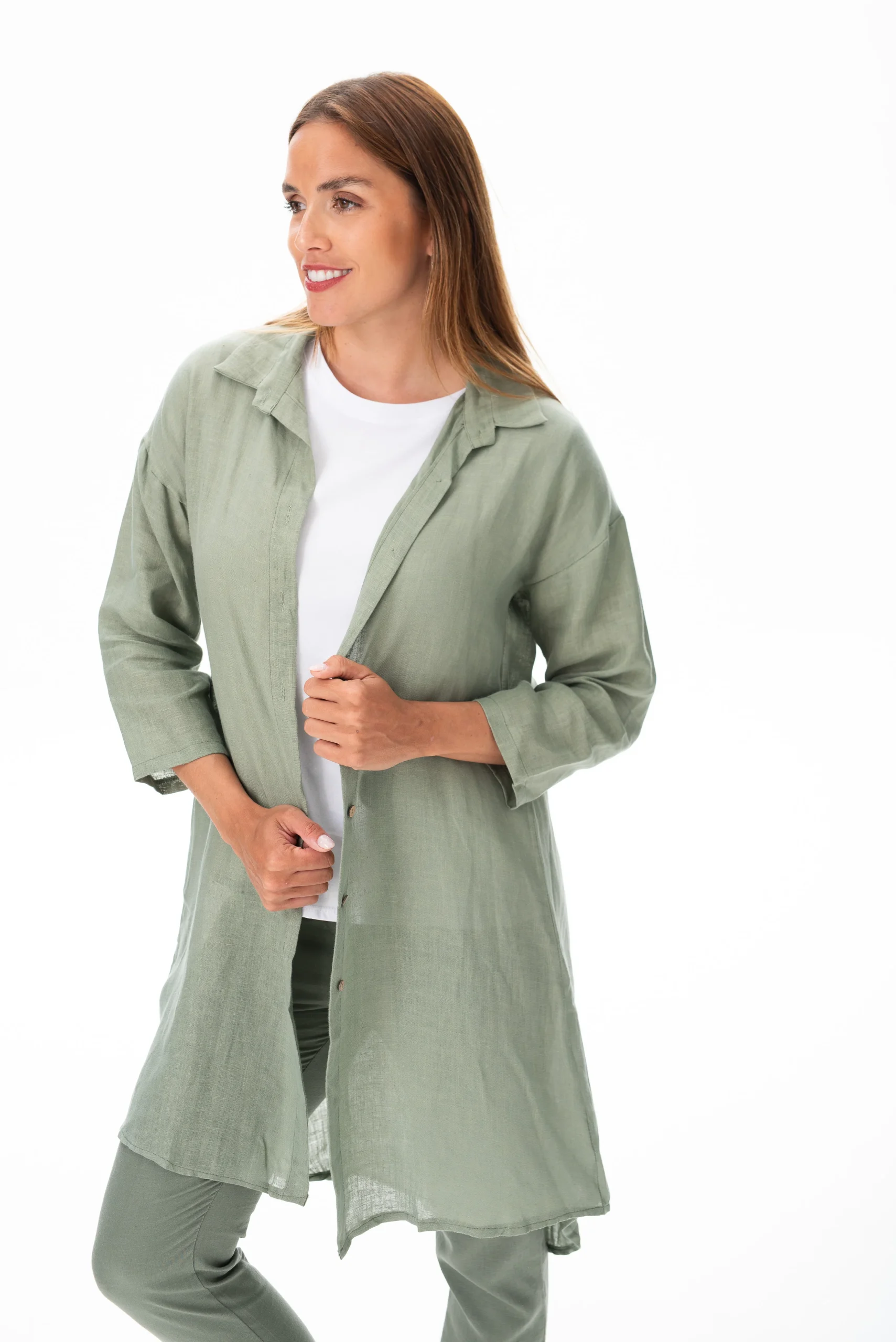 Camisola Lucila Verde Caqui - Imagen 3