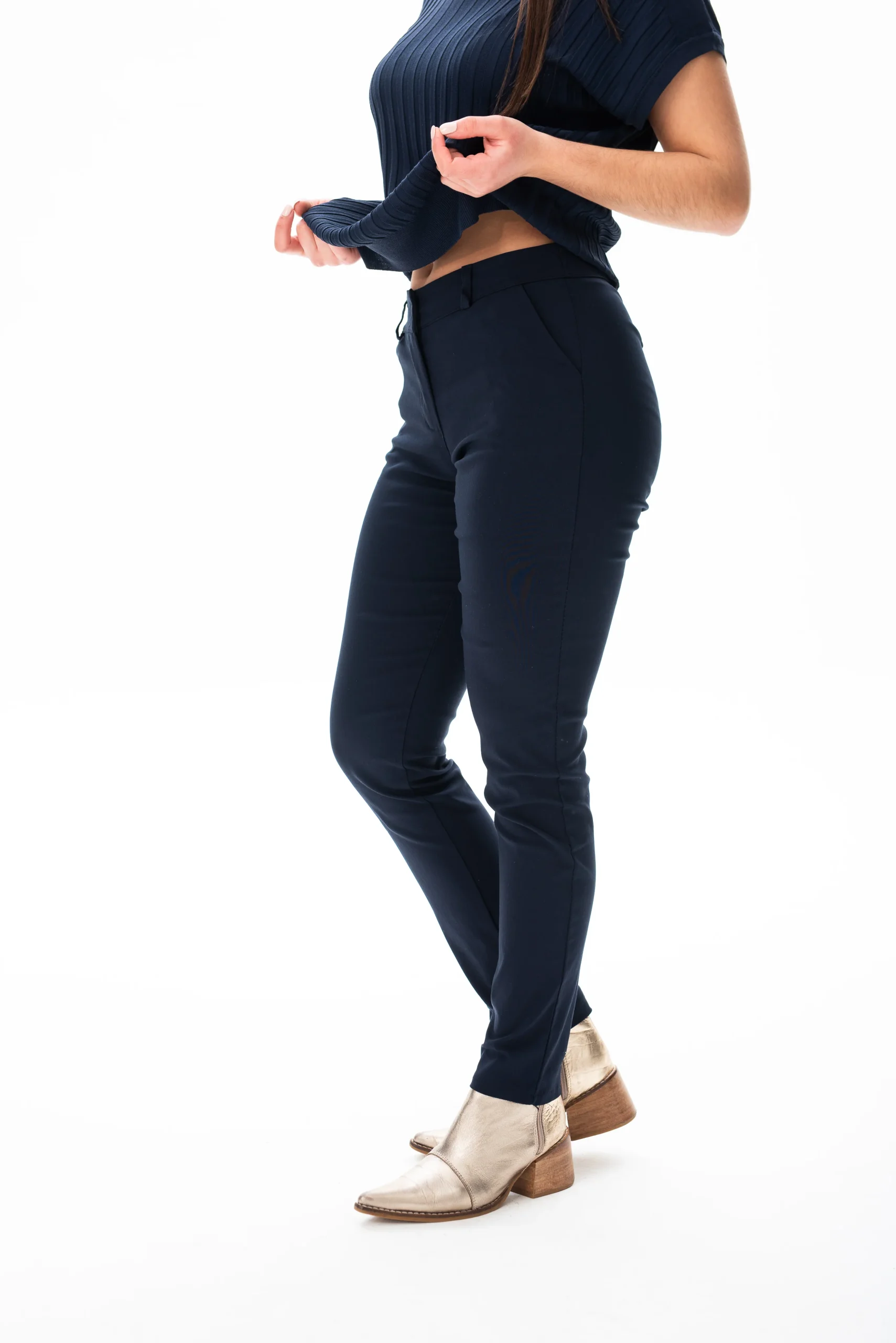 Pantalón Aline Azul Marino - Viviana Méndez - Imagen 3