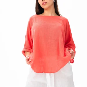 Blusa Básica Coral