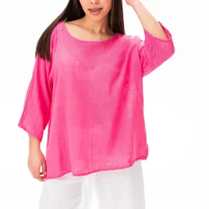 Blusa Básica Fucsia