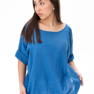 Blusa Básica Azul