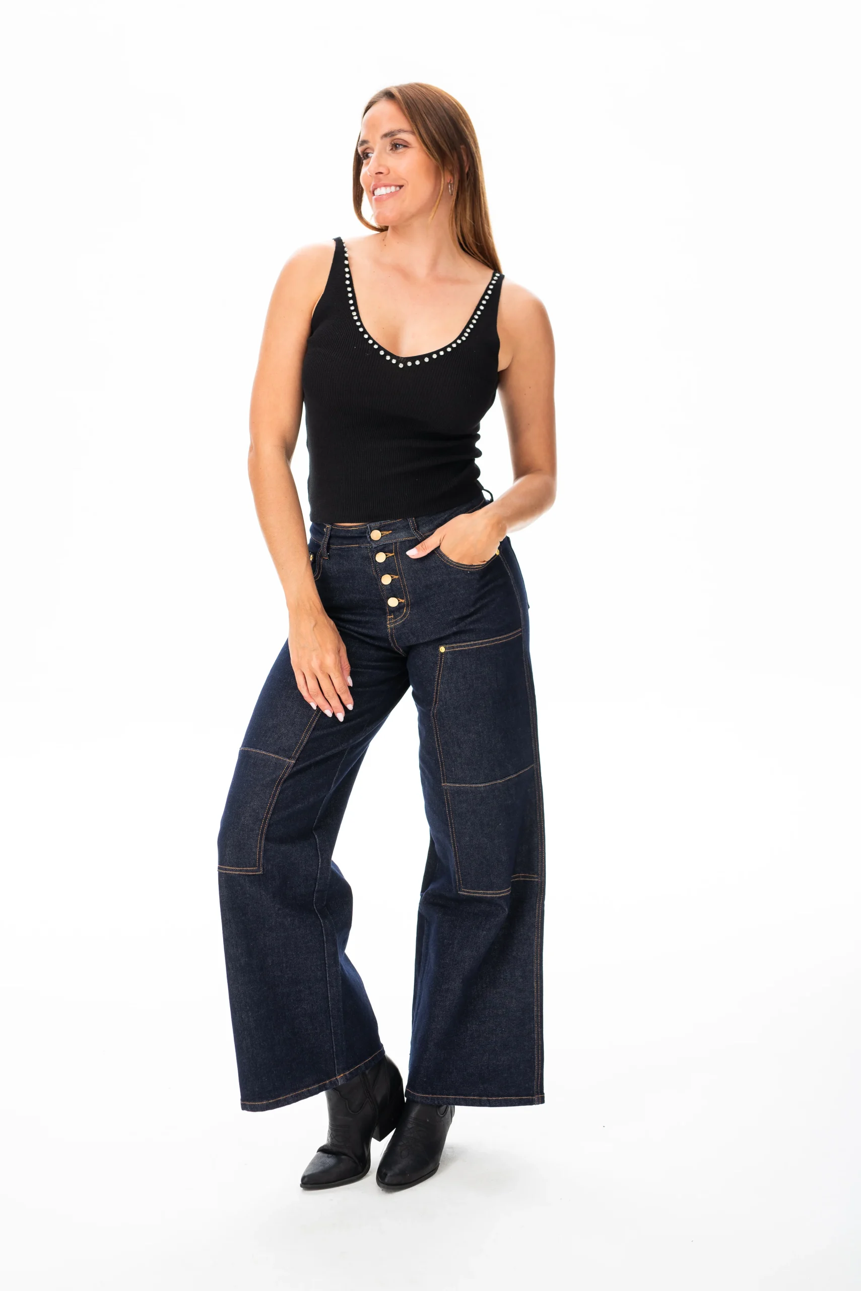 Musculosa Mila Negra - Imagen 3