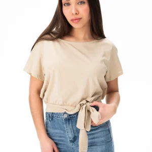 Remera Nodo - Beige