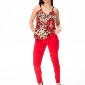 Pantalón Aline Rojo - Viviana Méndez