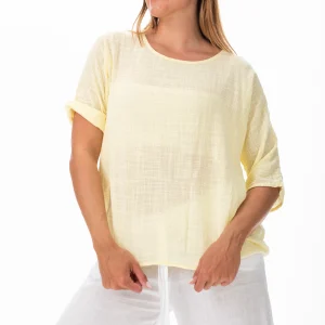 Blusa Básica Manteca