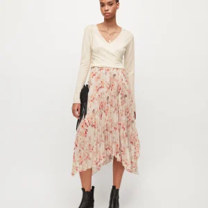 Vestido Zelma Momo Gis Blanco/Rosa