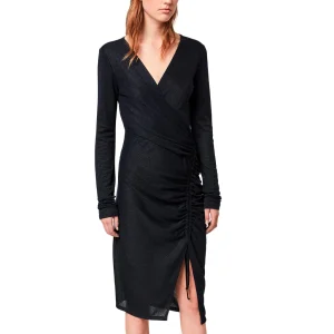 Vestido Rina Glitz Wrap Dress Marino