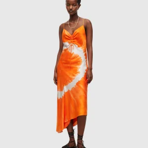 Vestido Alexia Mariana  Naranja