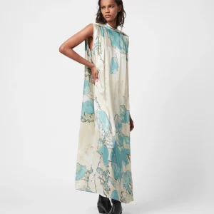Vestido Heather Marble Aqua