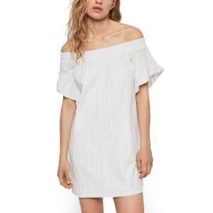 Vestido Adela Chalk White