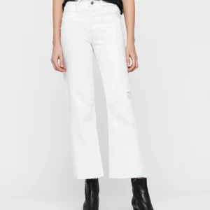 Jeans Helle Crop Bootcut Jeans Blanco