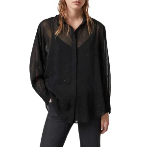 Camisa Harriet Sparkle Negro
