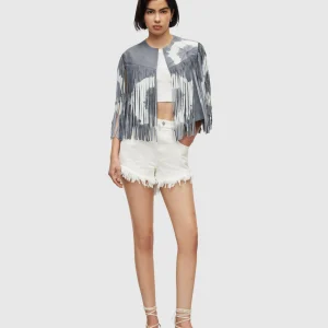 Chamarra Evie Tydy Tassel Azul Medio