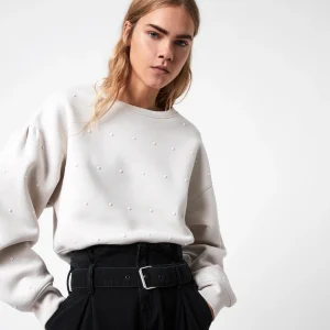 Sudadera Pearl Sweat Ivory White