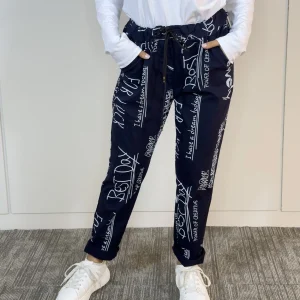 Babucha Escrite Azul - Viviana Méndez