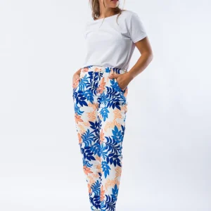 Babucha Foglie Blanca