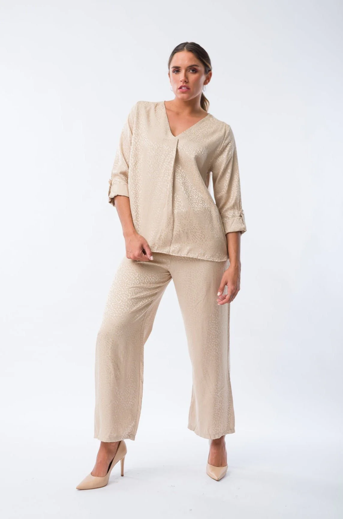 Blusa Cir Beige
