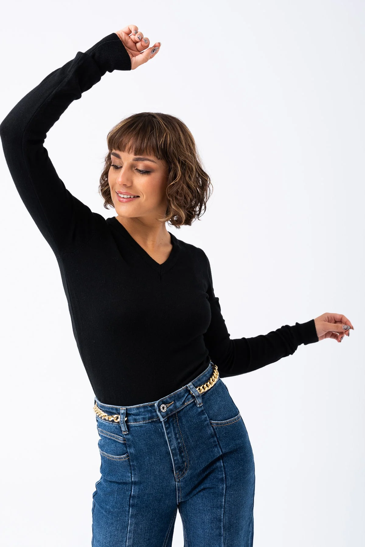 Buzo Básico Cami Negro