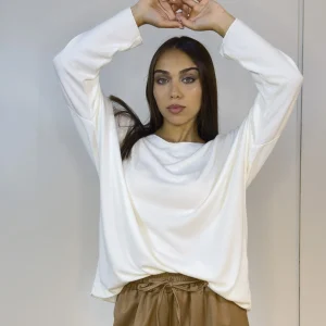 Buzo Lanilla Amplio Blanco