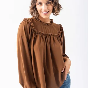 Camisa Greta Marrón