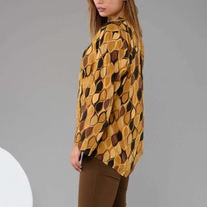 Camisa Retro Mostaza