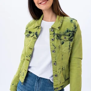 Campera Jeans Tie Verde