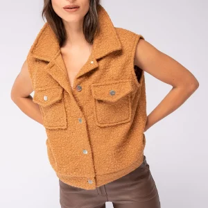 Chaleco Boucle Camel
