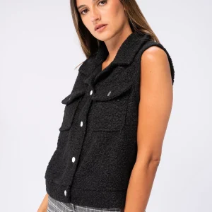 Chaleco Boucle Negro