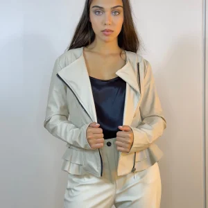 Chaqueta Eco Cuero Fort - Beige