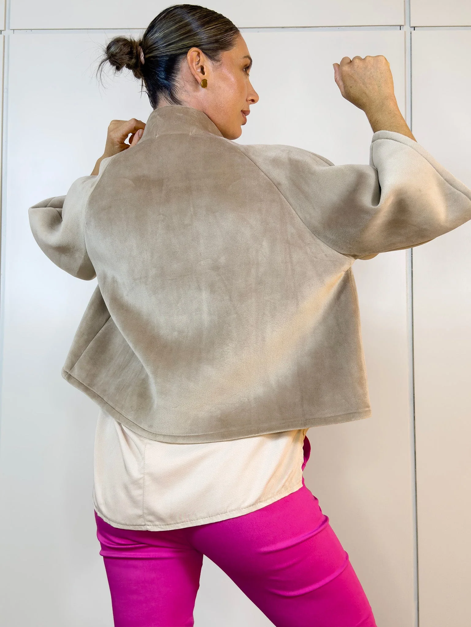 Chaqueta Mome Camel - Imagen 3