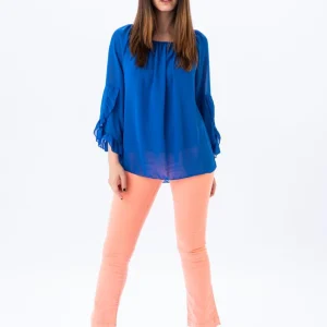 Jeans Bella Semi Oxford Melón