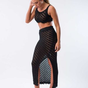 Pollera Leticia Negro