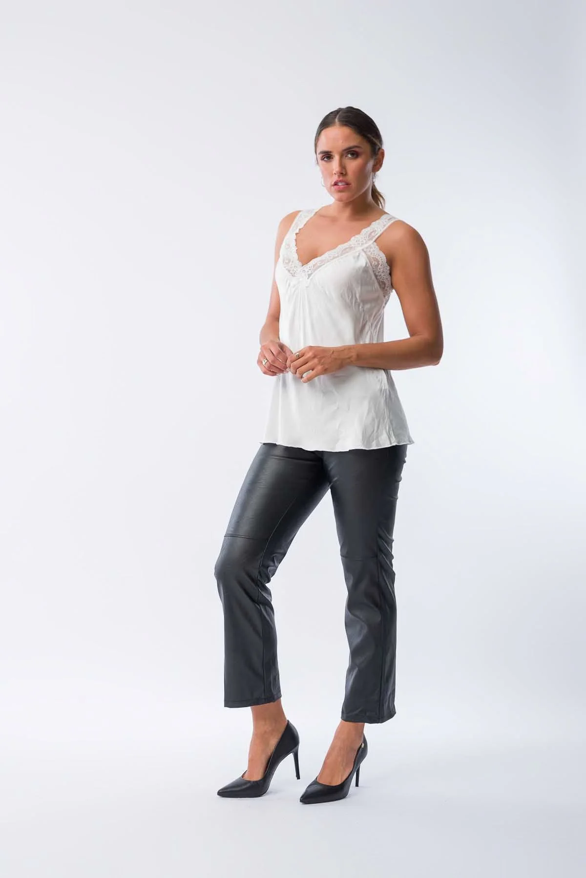 Musculosa Lencera Blanca