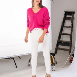 Pantalón de Pana Blanco