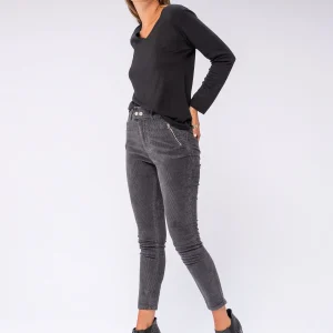 Pantalón de Pana Gris