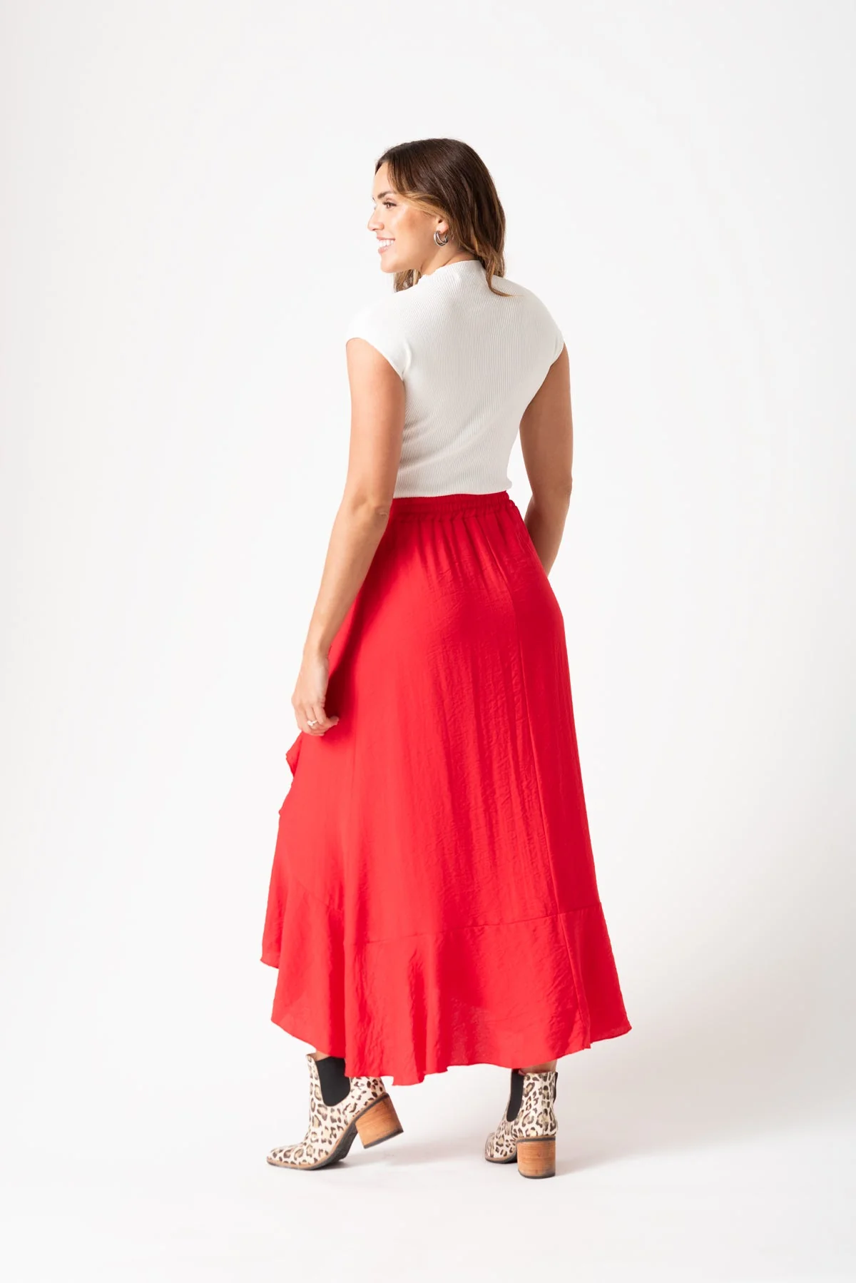 Pollera Flamand Rojo - Imagen 3