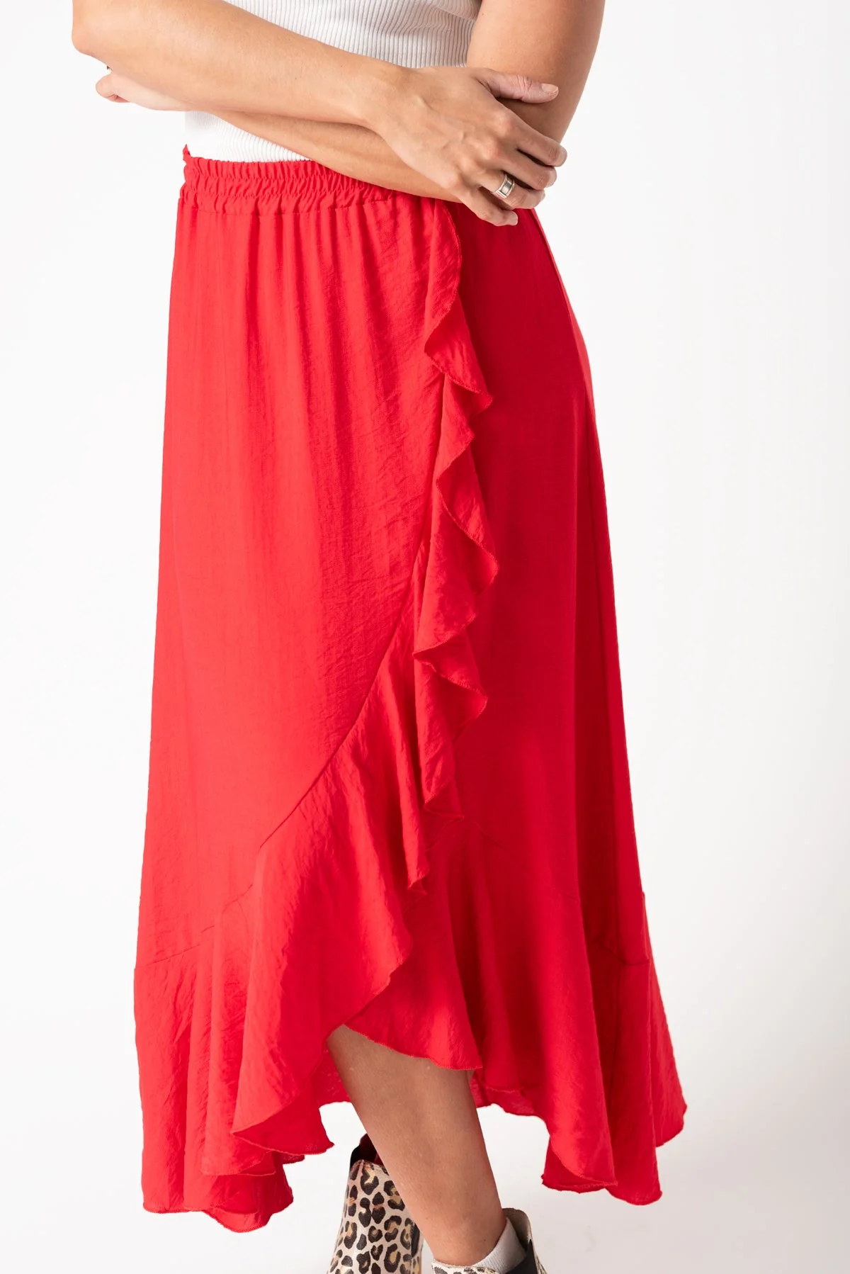 Pollera Flamand Rojo - Imagen 4