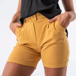 Short  Ceinture Mostaza