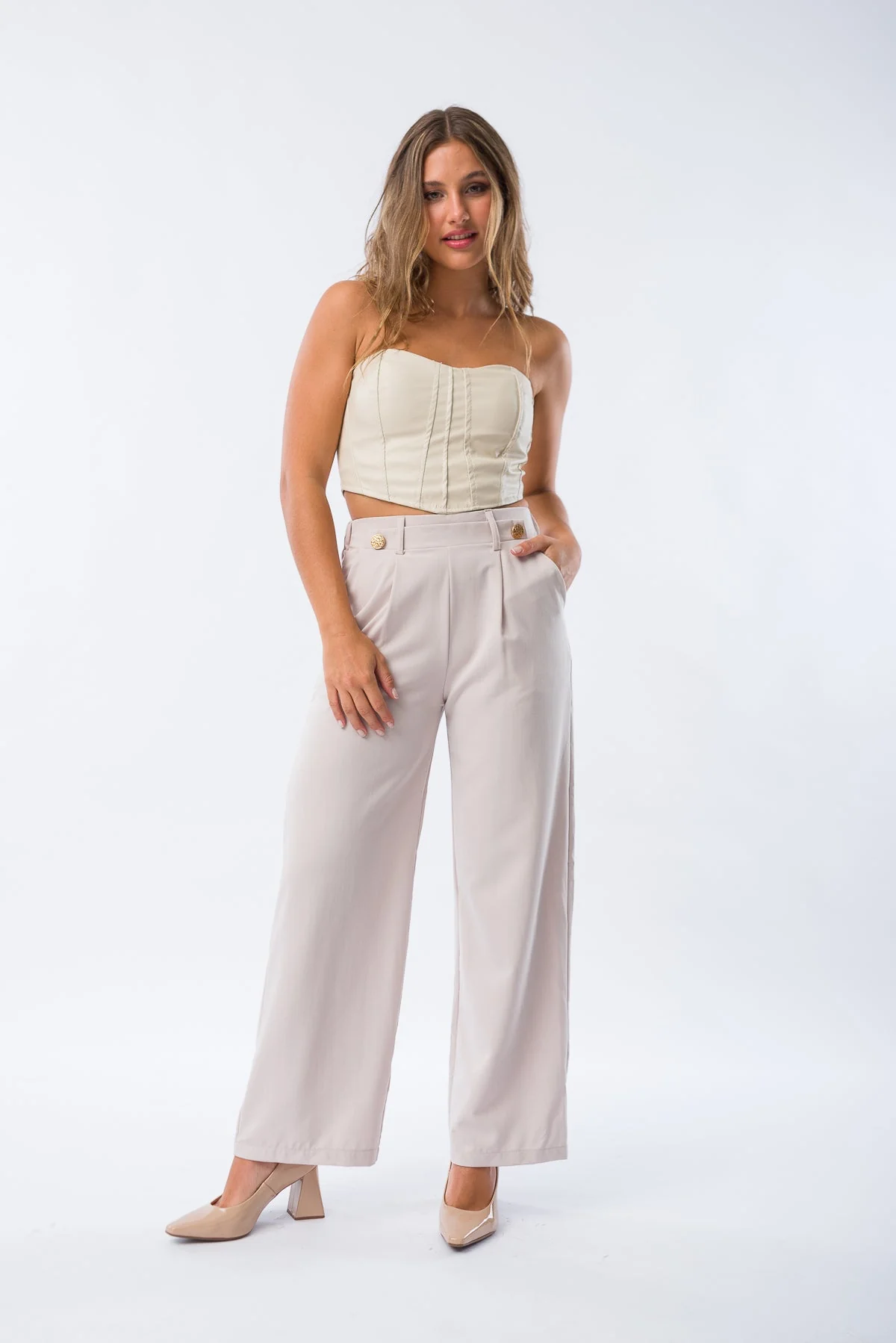 Top Motomami Beige - Imagen 3