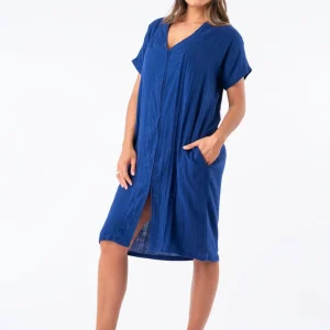 Túnica Eve Cotton Gauze Azul